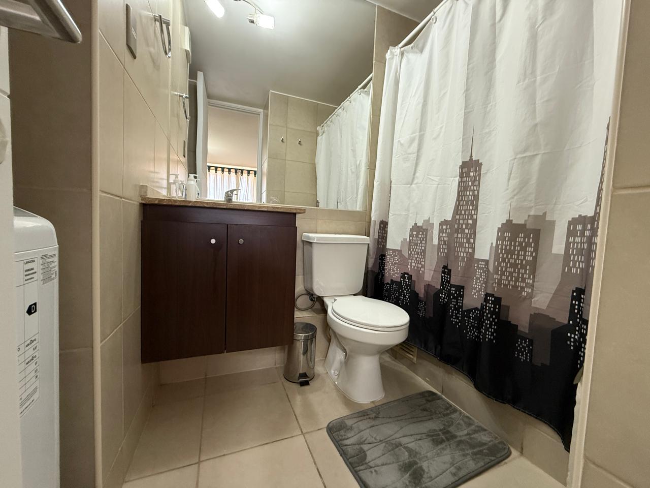 DEPTO. FULL AMOBLADO EDIFICIO PARQUE ALAMEDA