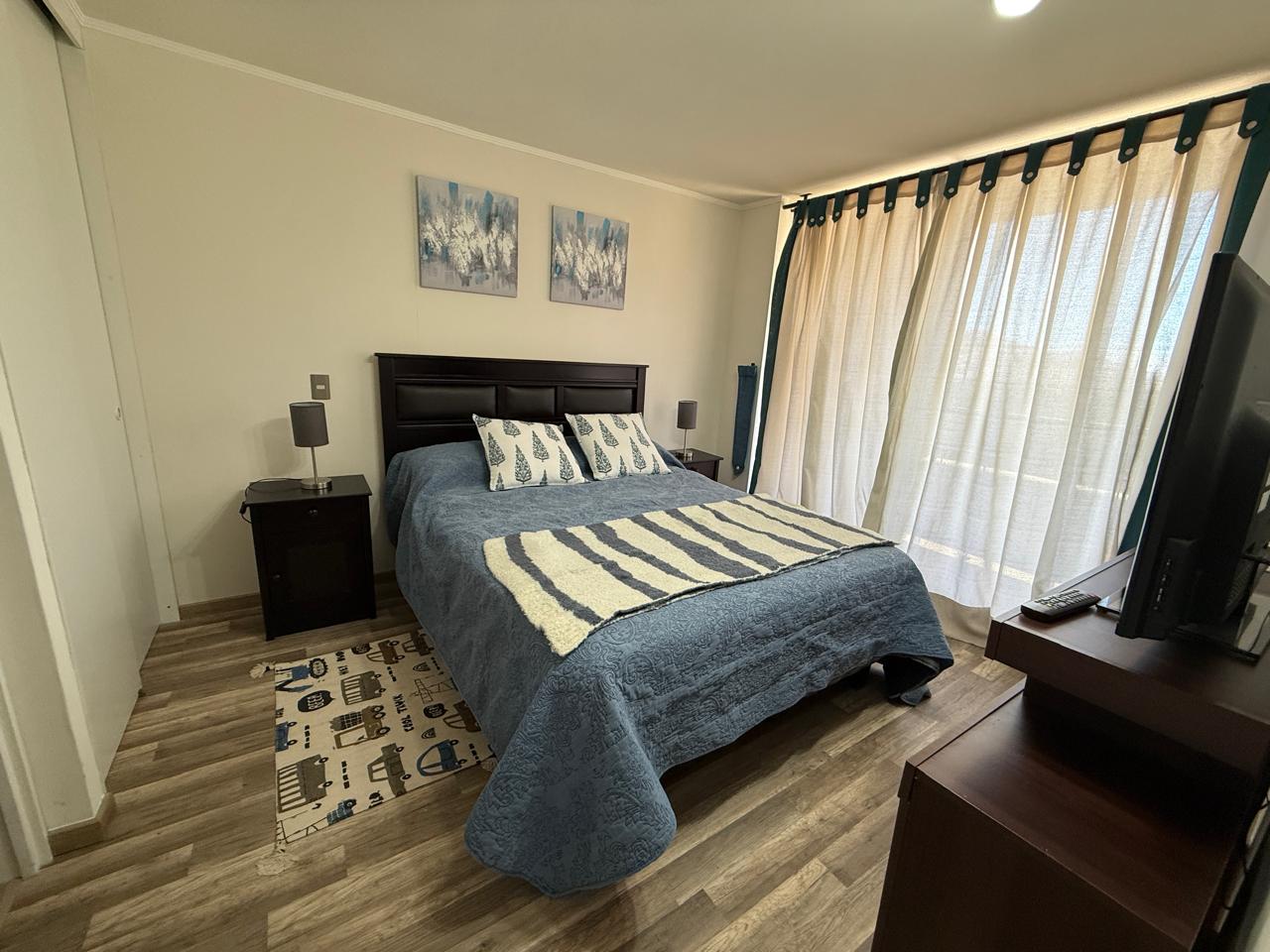 DEPTO. FULL AMOBLADO EDIFICIO PARQUE ALAMEDA