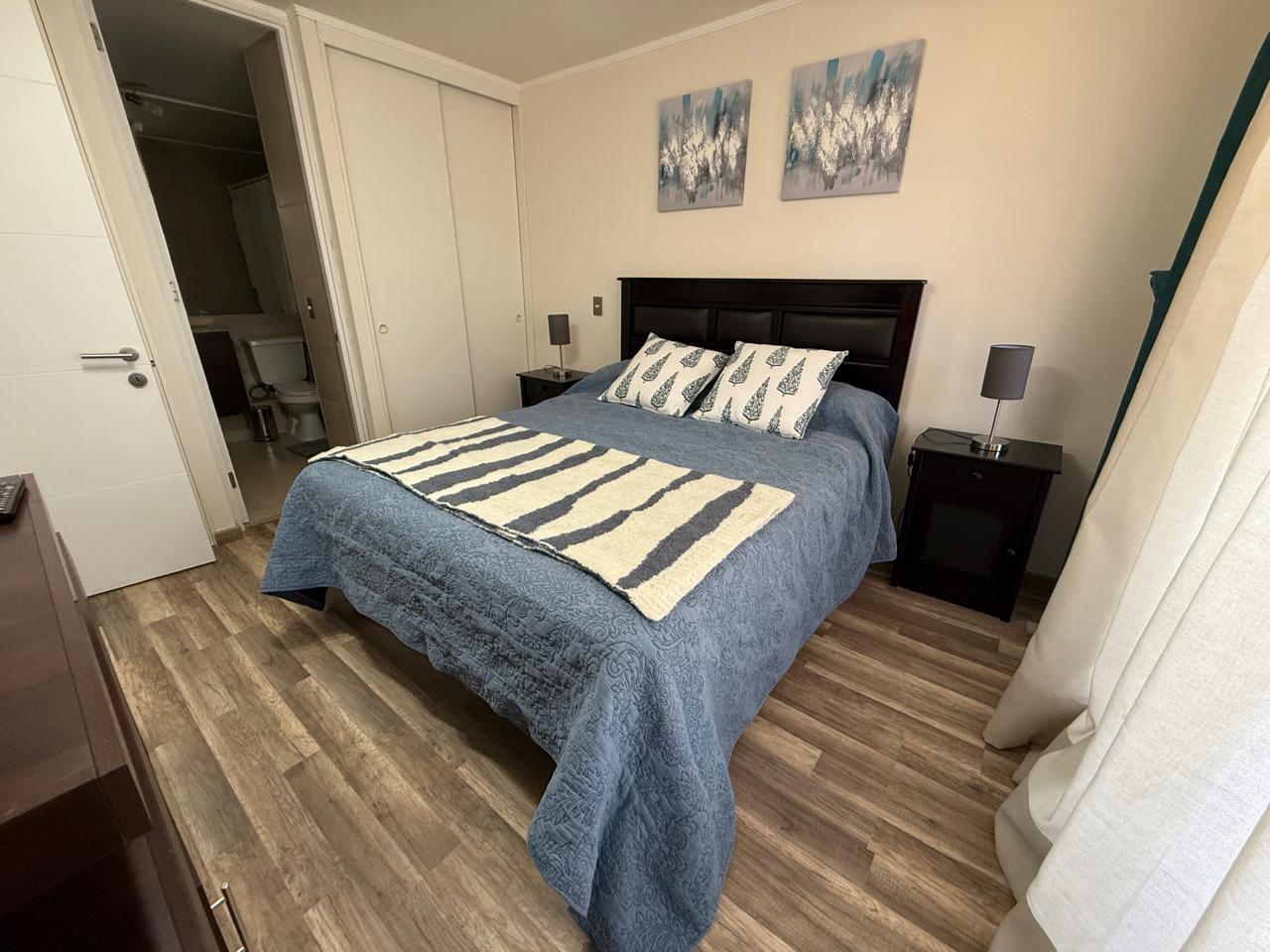 DEPTO. FULL AMOBLADO EDIFICIO PARQUE ALAMEDA